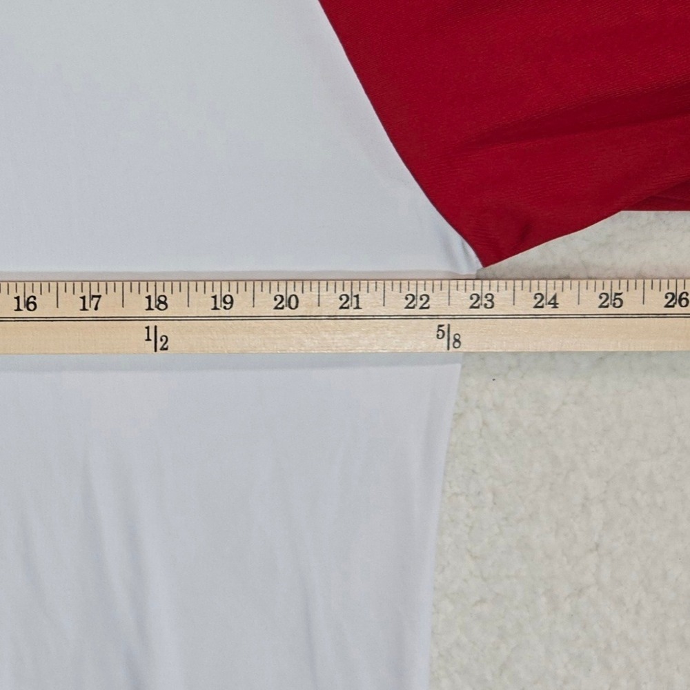 MLB St Louis Cardinals Hoodie Mens XL White Red Raglan Bird Bat‎ Phillips 66 Top - Picture 8 of 11